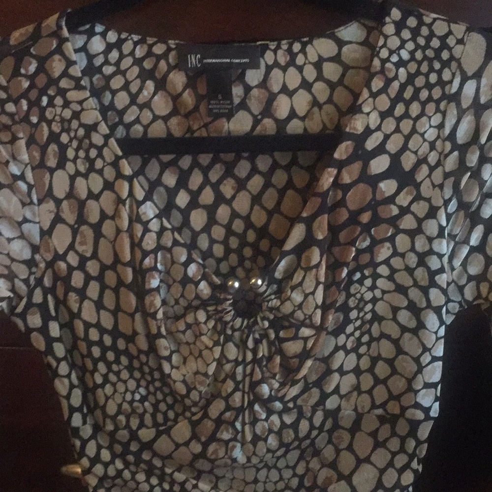 INC. Long sleeve blouse size small - Picture 2 of 4